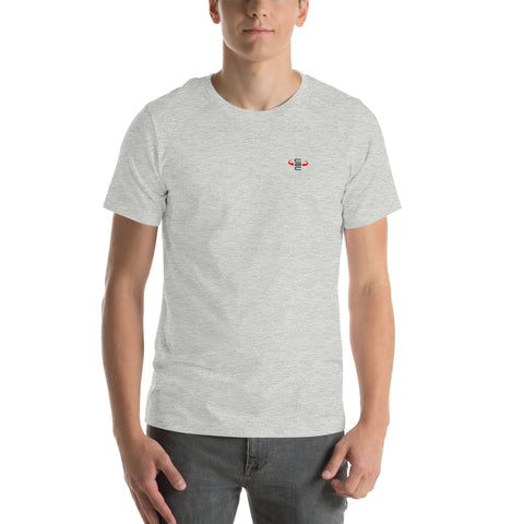 Vista delantera de camiseta C2C con logo