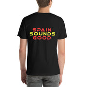 c2c-spain-sounds-good-front – Vista frontal de la camiseta C2C Spain Sounds Good, diseño streetwear moderno.